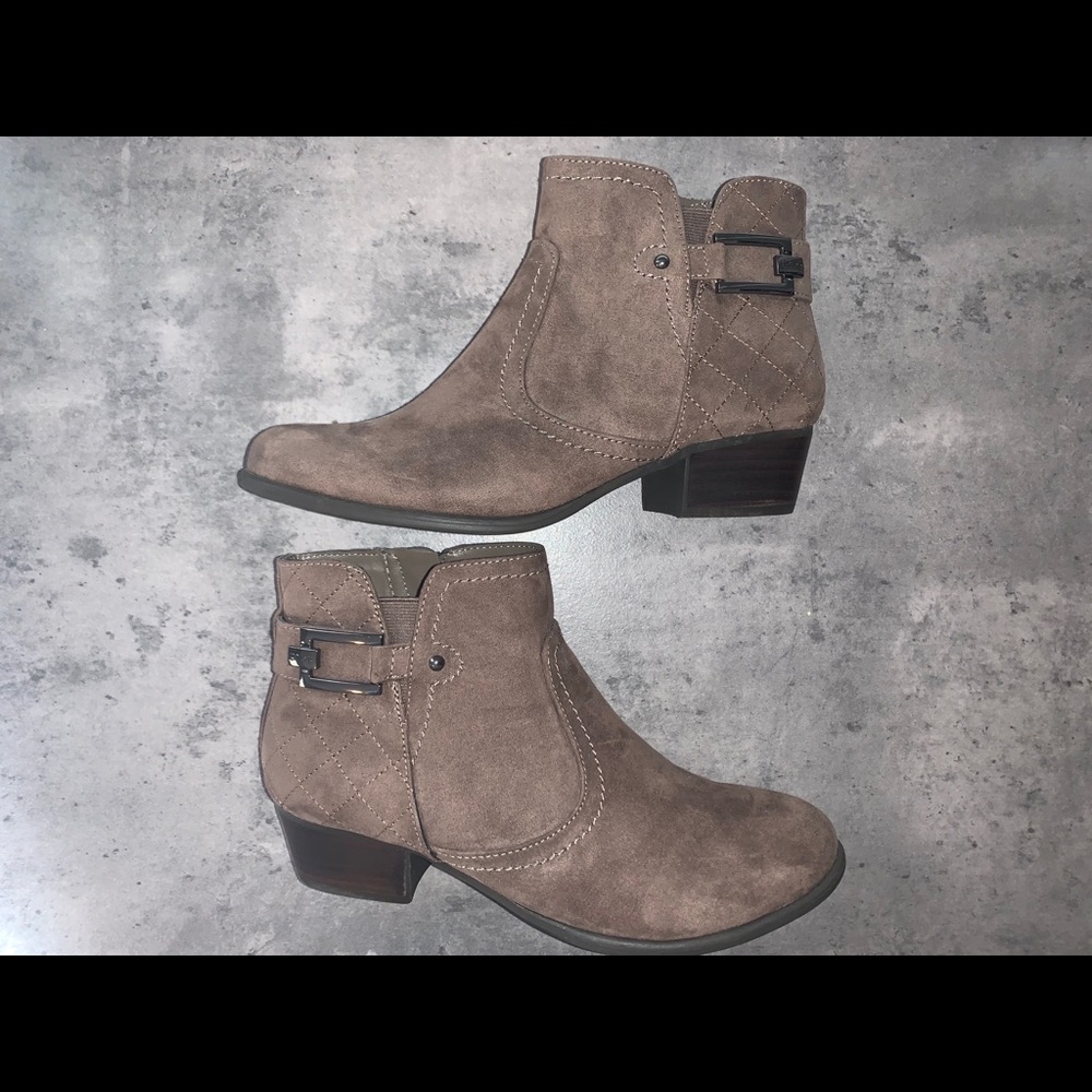 Faux Suede Booties